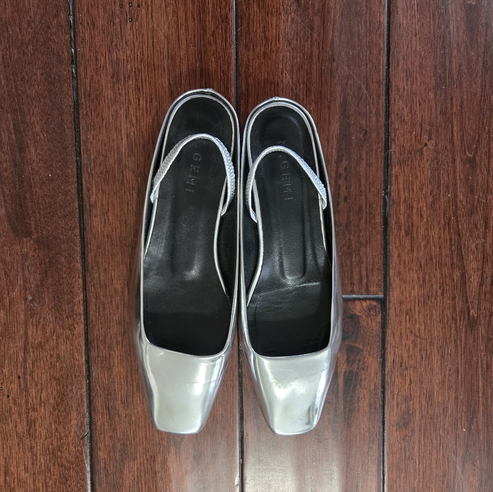 M. Gemi Silver Women's Loafers